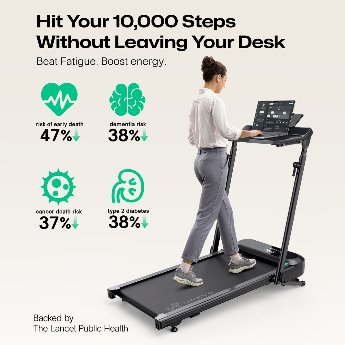 UREVO FoldiMix 5L Smart Treadmill – image 4