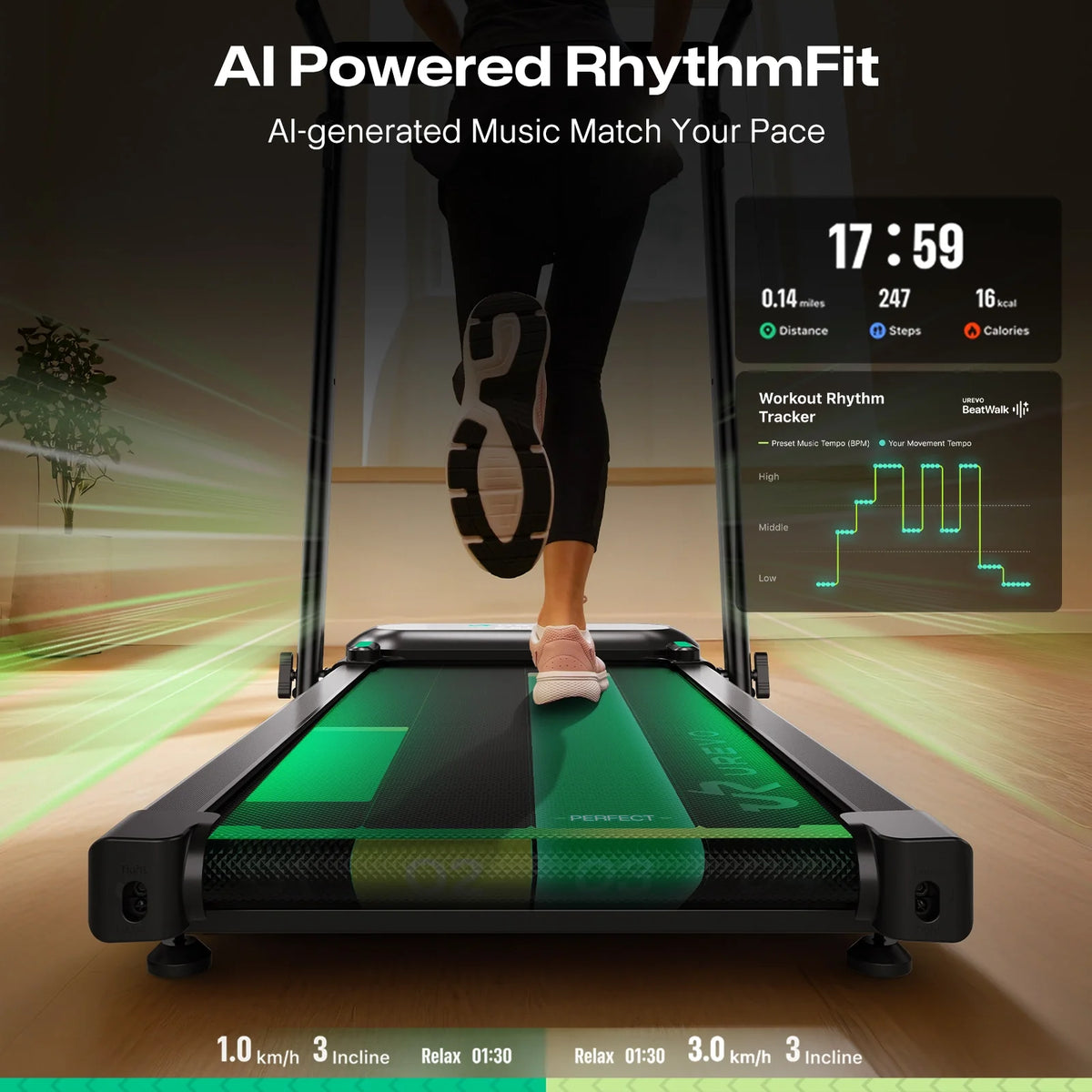 UREVO FoldiMix 5L Smart Treadmill – image 12