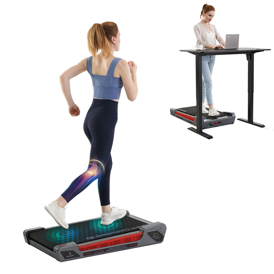 Under-desk walking pads